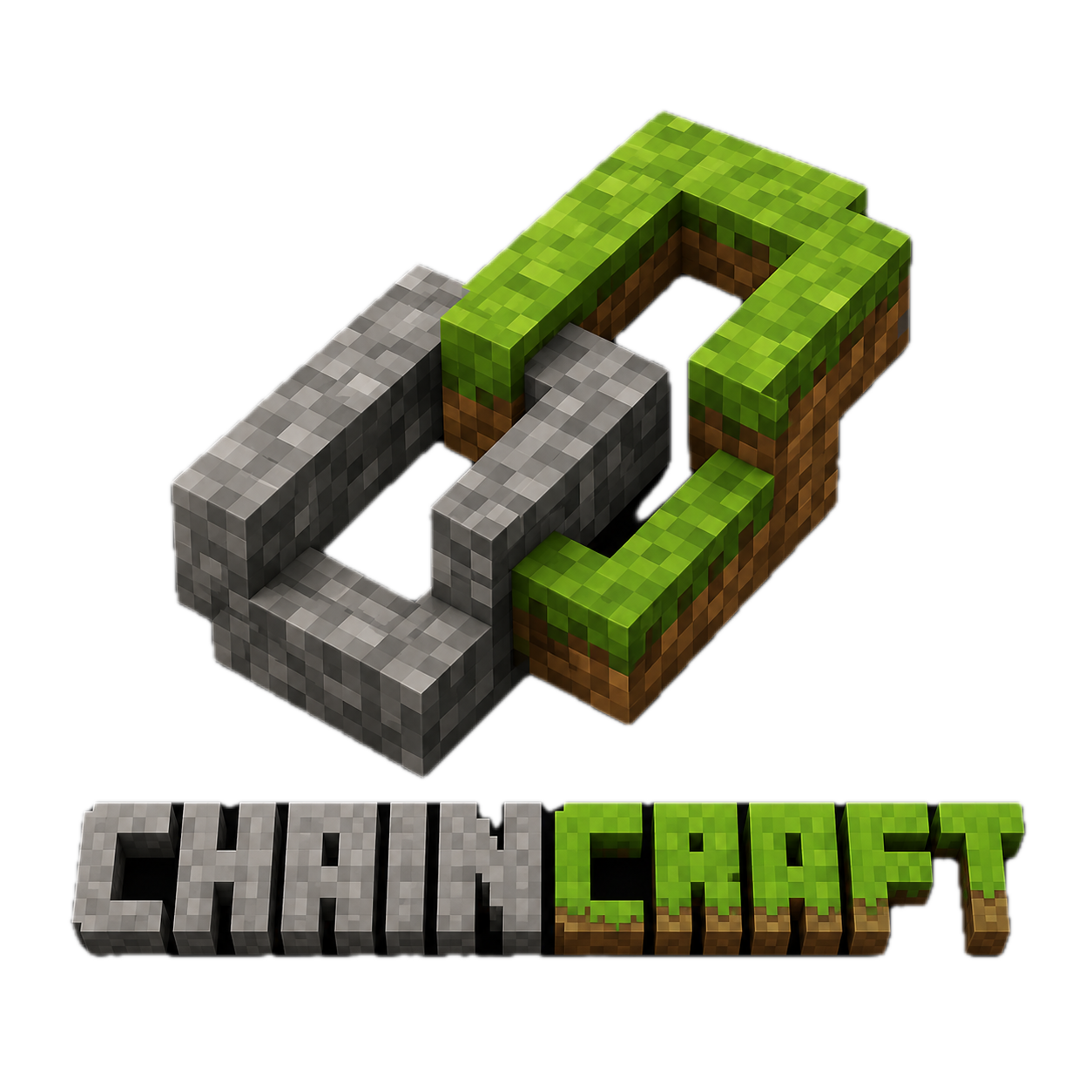 Chaincraft voxel chain logo